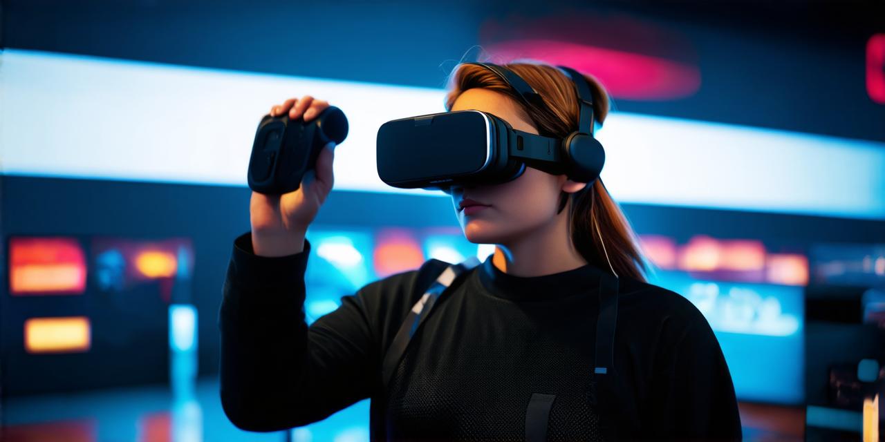 What activities does a person engage in while using virtual reality?