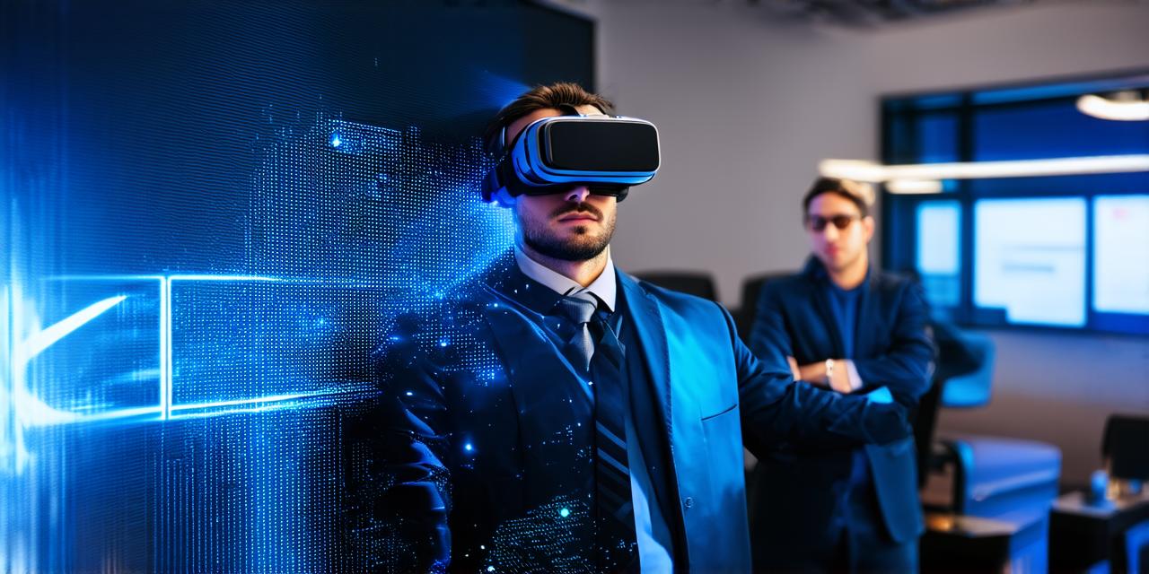 How is virtual reality applied in business settings?