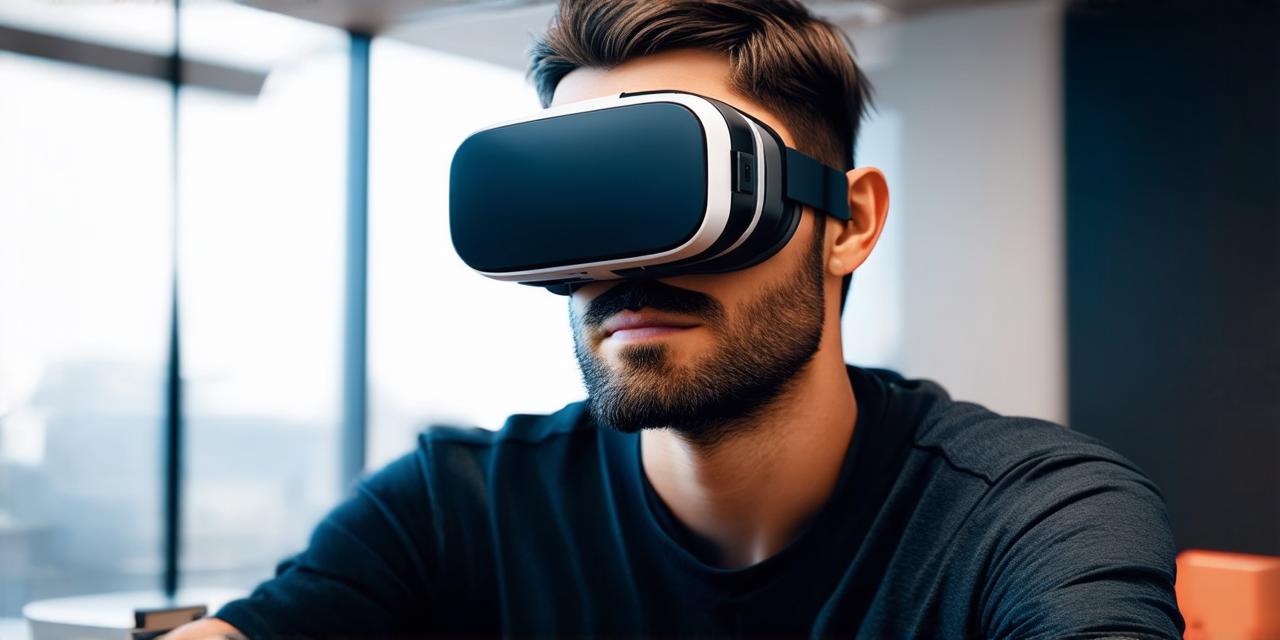 What is the function of a virtual reality headset?