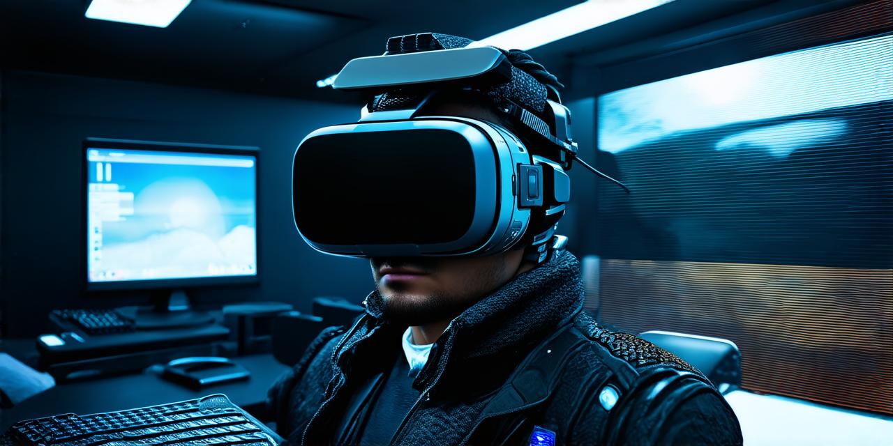 What does a virtual reality simulation entail?