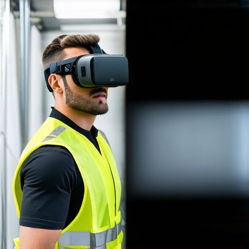 How can virtual reality be utilized in the construction industry?