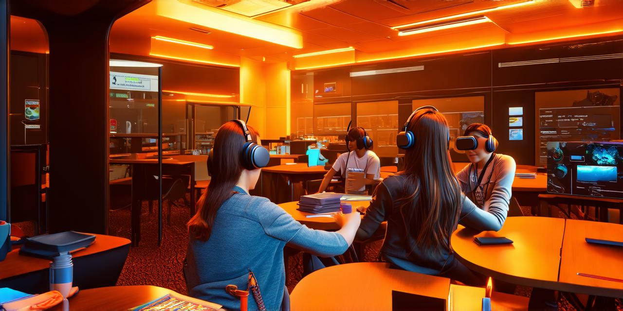 What does virtual reality mean in the context of education?