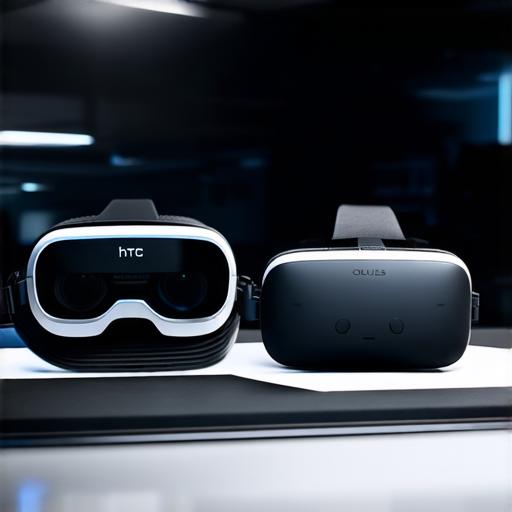 List two models of virtual reality headsets along with their respective prices.