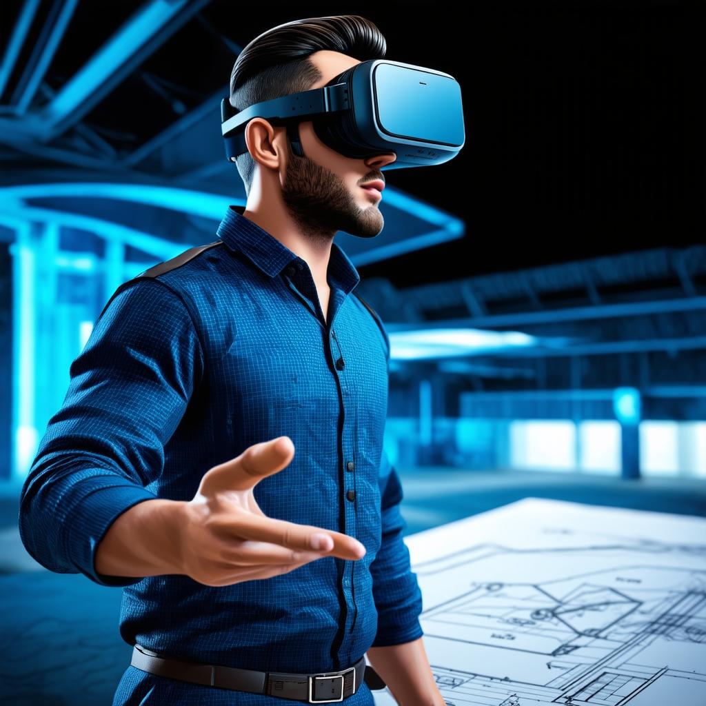 How can virtual reality be applied in the construction sector