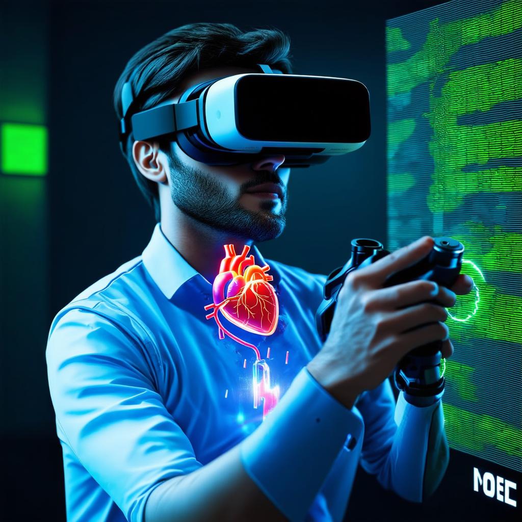 What do patients encounter in the virtual reality setting