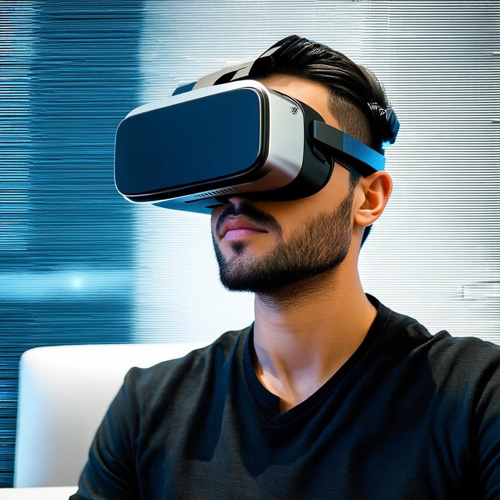 What sectors are targeted by high-end business-focused virtual reality (VR) headsets