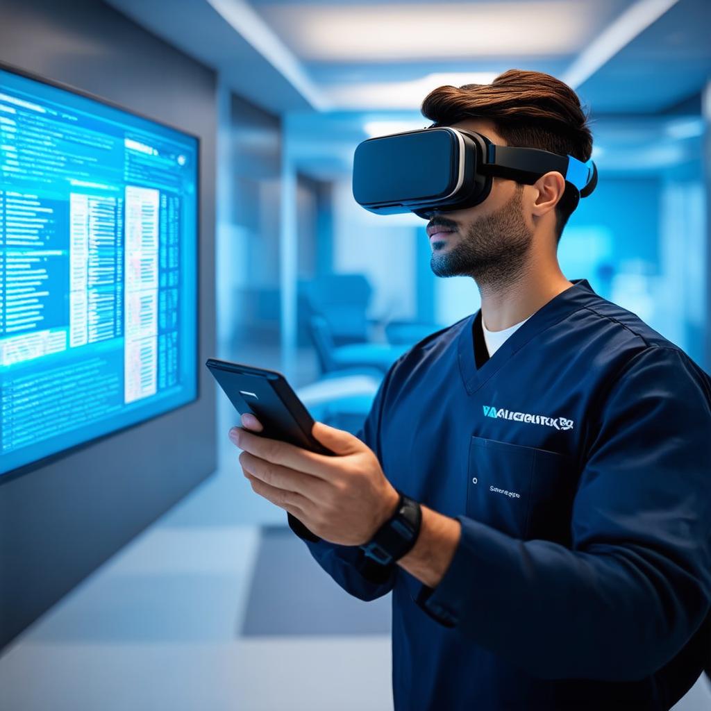 How is virtual reality applied in the healthcare sector