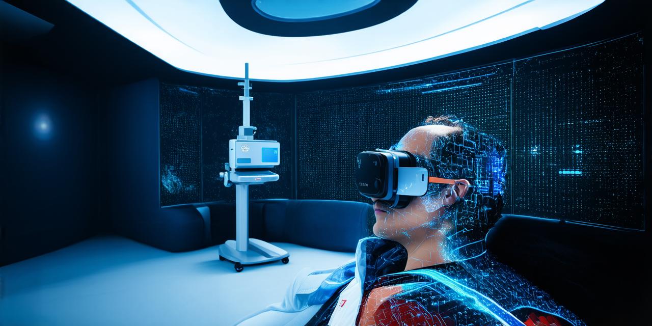 What do patients encounter in the virtual reality setting