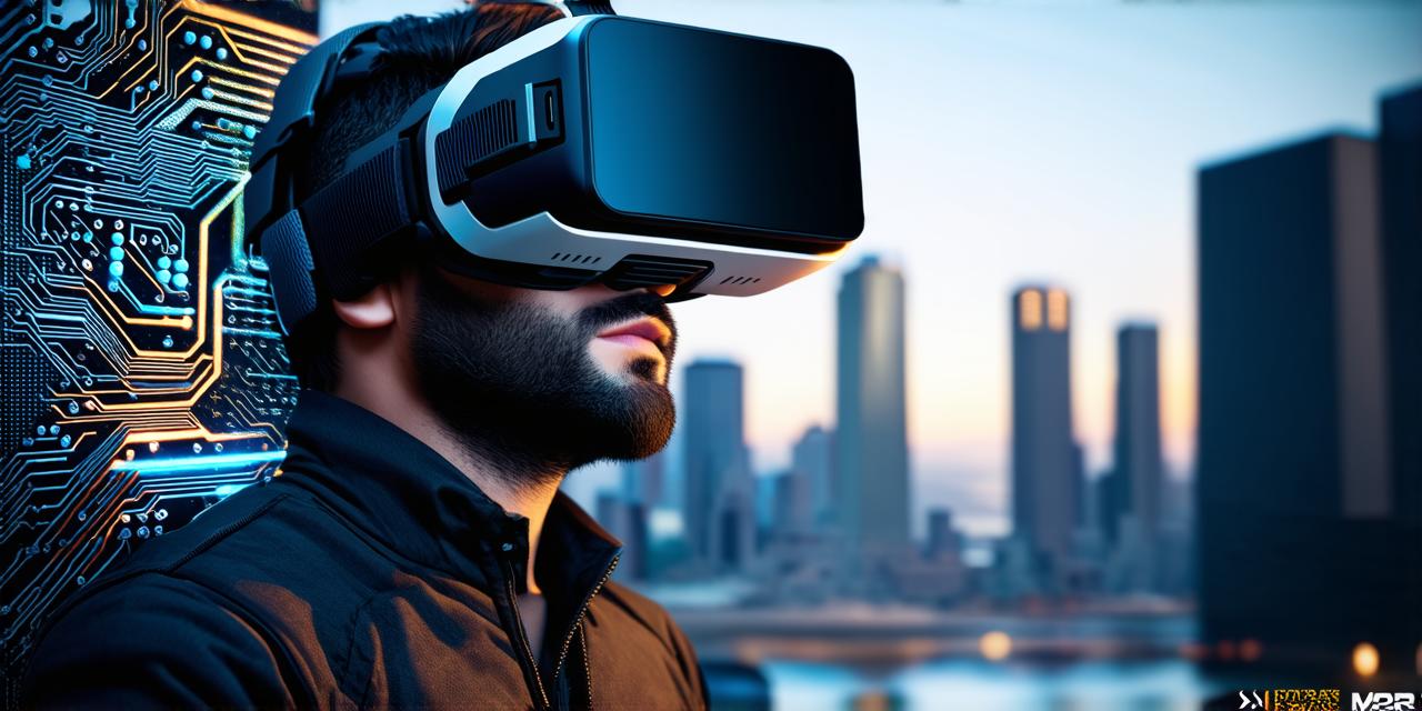 What is the function of a virtual reality headset