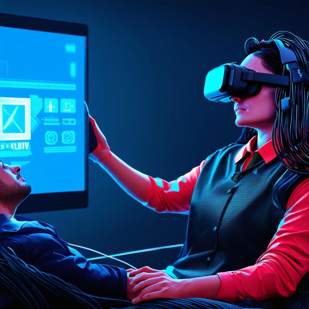 Which kind of therapy commonly utilizes virtual reality technology